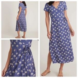 Marine Layer Emlyn Midi Wrap Dress